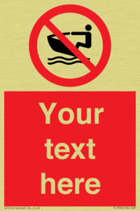 Custom No personal water craft